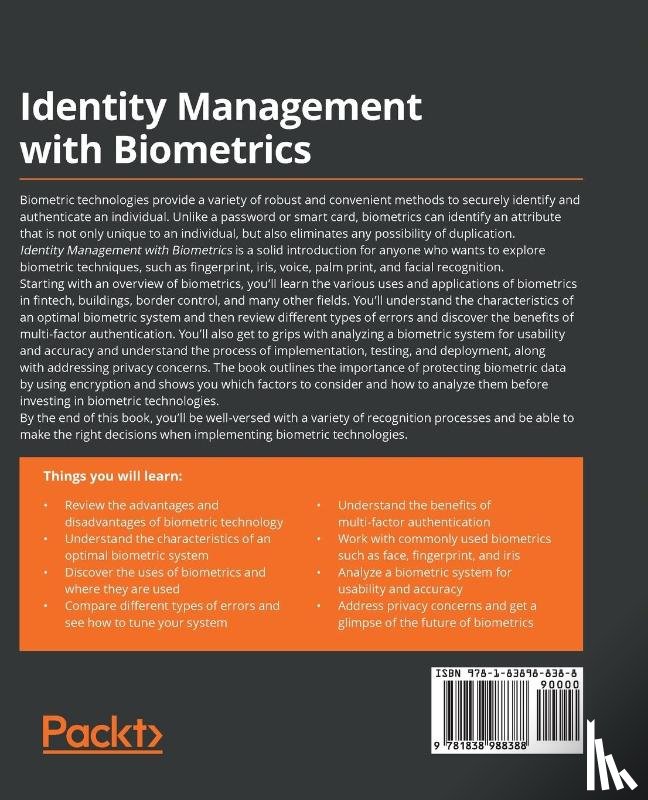 Bock, Lisa - Identity Management with Biometrics