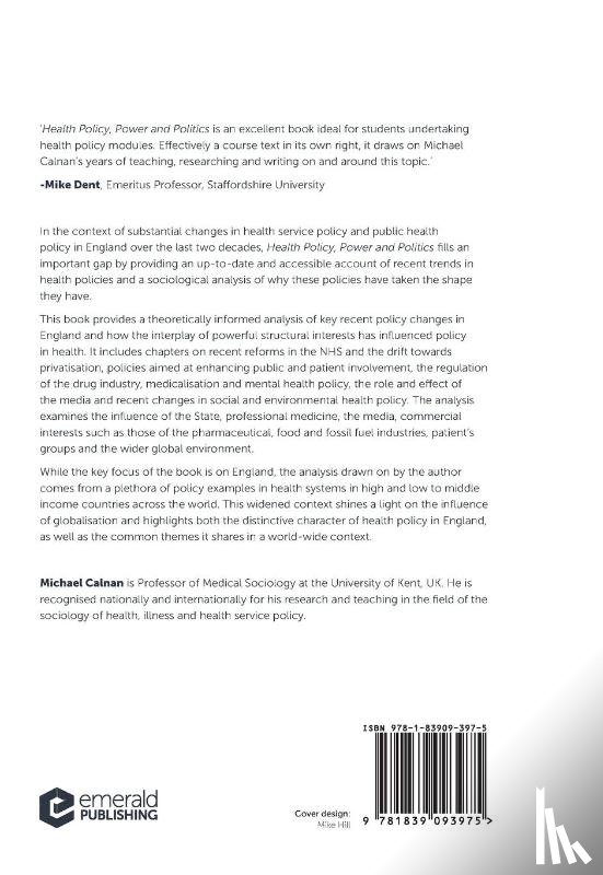 Calnan, Michael (University of Kent - Health Policy, Power and Politics