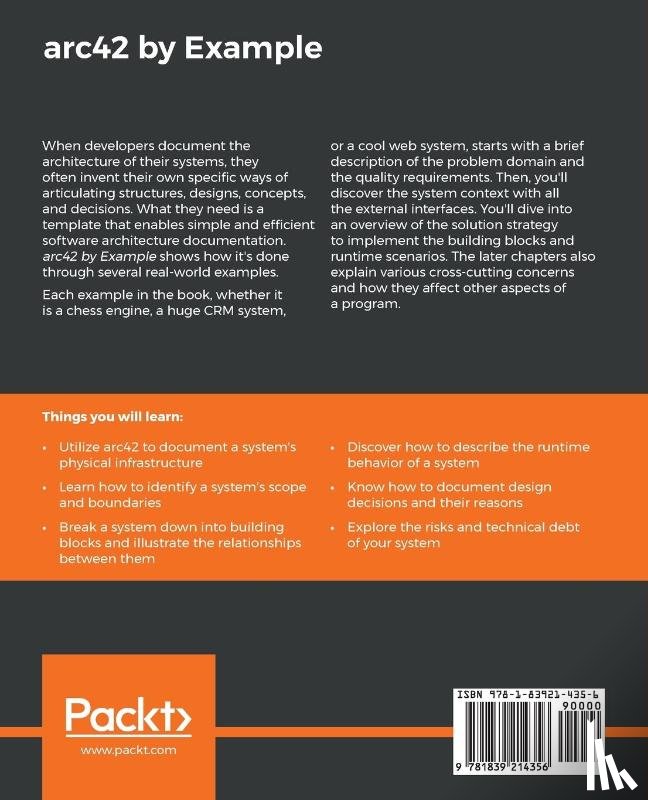 Starke, Dr. Gernot, Simons, Michael, Zoerner, Stefan, Muller, Ralf D. - arc42 by Example