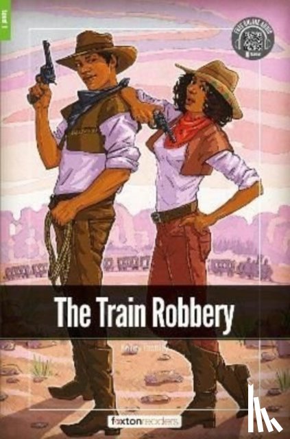 Books, Foxton - The Train Robbery - Foxton Readers Level 1 (400 Headwords CEFR A1-A2) with free online AUDIO