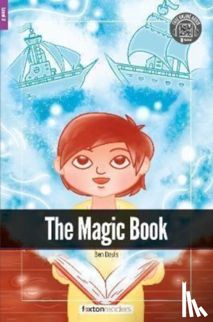 Books, Foxton - The Magic Book - Foxton Readers Level 2 (600 Headwords CEFR A2-B1) with free online AUDIO
