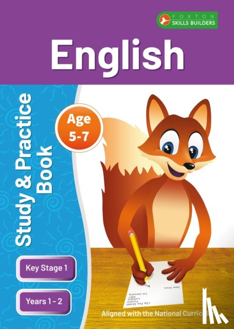 Books, Foxton - KS1 English Study and Practice Book for Ages 5-7 (Years 1 - 2) Perfect for learning at home or use in the classroom