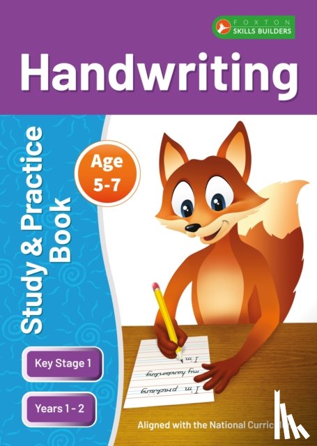 Books, Foxton - KS1 Handwriting Study & Practice Book for Ages 5-7 (Years 1 - 2) Perfect for learning at home or use in the classroom