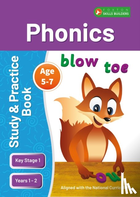 Books, Foxton - KS1 Phonics Study & Practice Book for Ages 5-7 (Years 1-2) Perfect for learning at home or use in the classroom