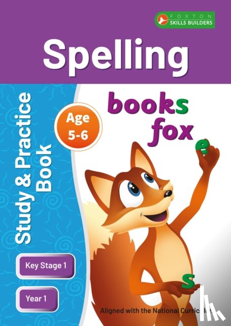 Books, Foxton - KS1 Spelling Study & Practice Book for Ages 5-6 (Year 1) Perfect for learning at home or use in the classroom