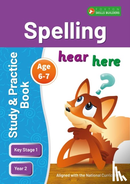 Books, Foxton - KS1 Spelling Study & Practice Book for Ages 6-7 (Year 2) Perfect for learning at home or use in the classroom