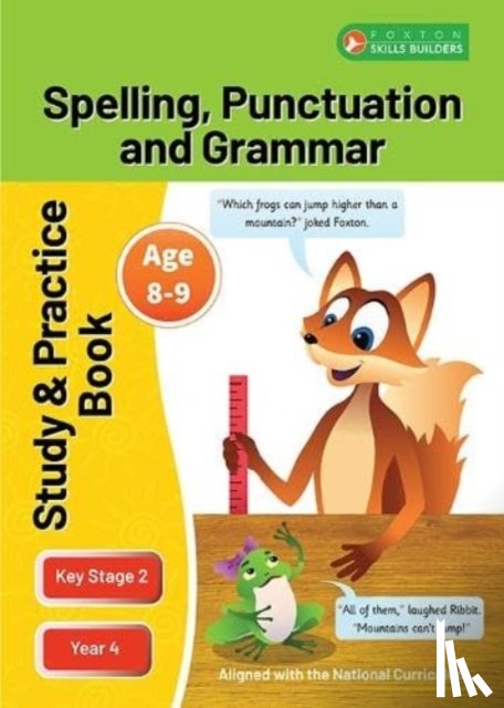 Books, Foxton - KS2 Spelling, Grammar & Punctuation Study and Practice Book for Ages 8-9 (Year 4) Perfect for learning at home or use in the classroom