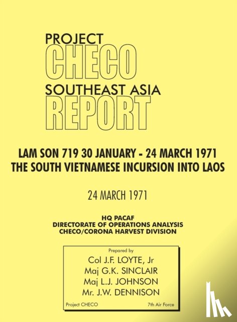 Loye, Jr - CHECO Southeast Asia study