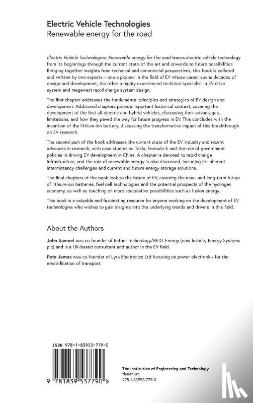 Samuel, John, James, Pete - Samuel, J: Electric Vehicle Technologies