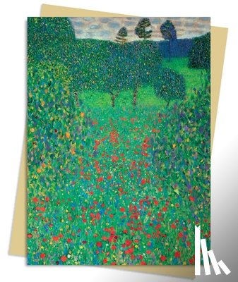 Flame Tree Studio - Gustav Klimt: Poppy Field Greeting Card Pack