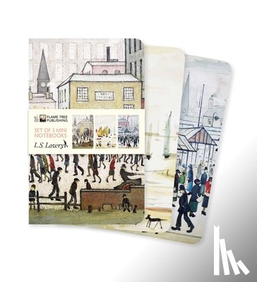 Flame Tree Studio - L.S. Lowry Set of 3 Mini Notebooks