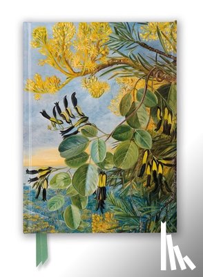 Flame Tree Studio - Kew: Marianne North: Flowers of the Flame-Tree and Yellow and Black Twiner, West Australia (Foiled Journal)