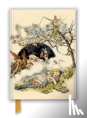 Flame Tree Studio - British Library: Alice Asleep, from Alice’s Adventures in Wonderland (Foiled Journal)