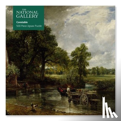 Flame Tree Studio - Adult Jigsaw Puzzle National Gallery: John Constable: The Hay Wain (500 pieces)