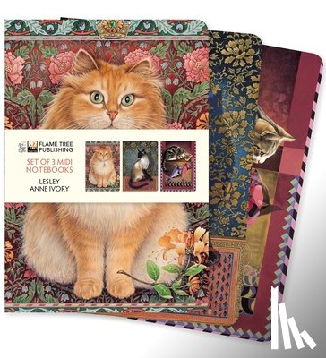 Flame Tree Studio - Lesley Anne Ivory Set of 3 Midi Notebooks