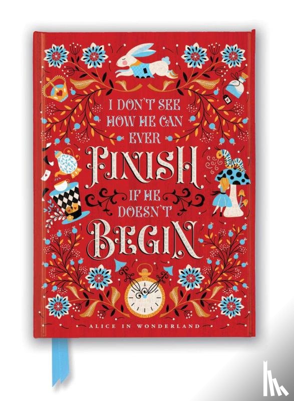 Flame Tree Studio - Jenny Zemanek: Alice's Adventures in Wonderland (Foiled Journal)