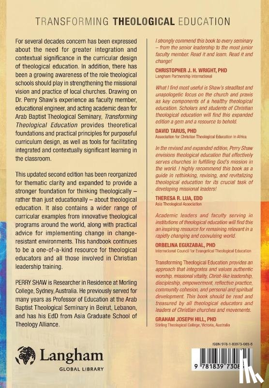 Shaw, Perry - Transforming Theological Education, 2nd Edition