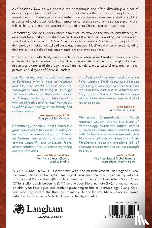 MacDonald, Scott D. - Demonology for the Global Church