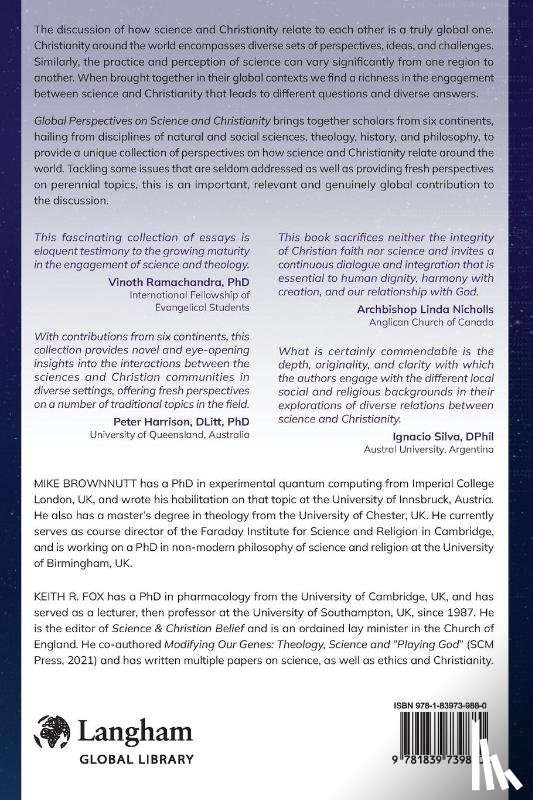  - Global Perspectives on Science and Christianity