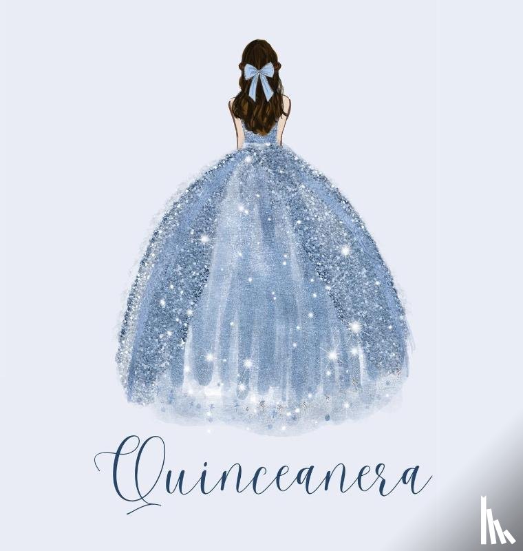 Bell, Lulu and - Quinceanera guest book, Mis Quince Anos Guest book, birthday party guest book to sign