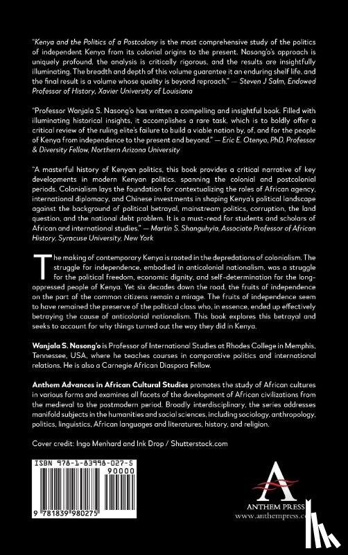 S. Nasong’o, Wanjala - Kenya and the Politics of a Postcolony