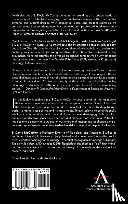 McCarthy, E Doyle - Our Emotions and Culture