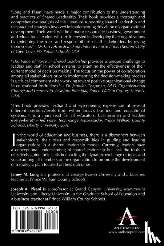 Long, Jamey M., Pisani, Joseph A. - The Value of Voice in Shared Leadership and Organizational Behavior