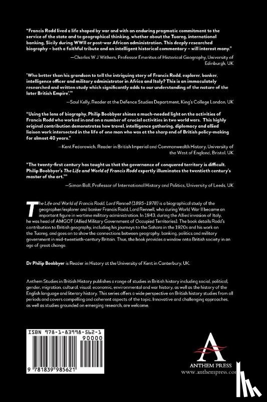 Boobbyer, Philip - The Life and World of Francis Rodd, Lord Rennell (1895-1978)