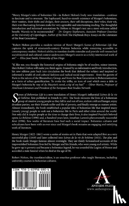 Murger, Henry - Scenes of Bohemian Life