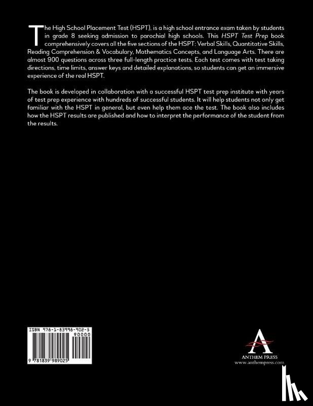 Press, Anthem - HSPT Test Prep