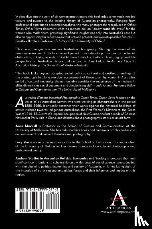 Maxwell, Anne, Van, Lucy - Australian Women’s Historical Photography
