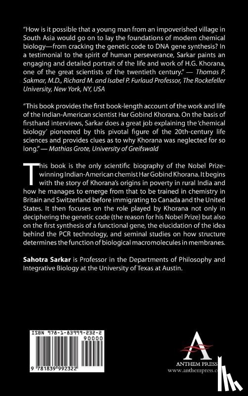 Sarkar, Sahotra - The Scientific Legacy of Har Gobind Khorana