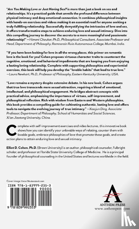 D. Cohen, Elliot - Are You Making Love or Just Having Sex?
