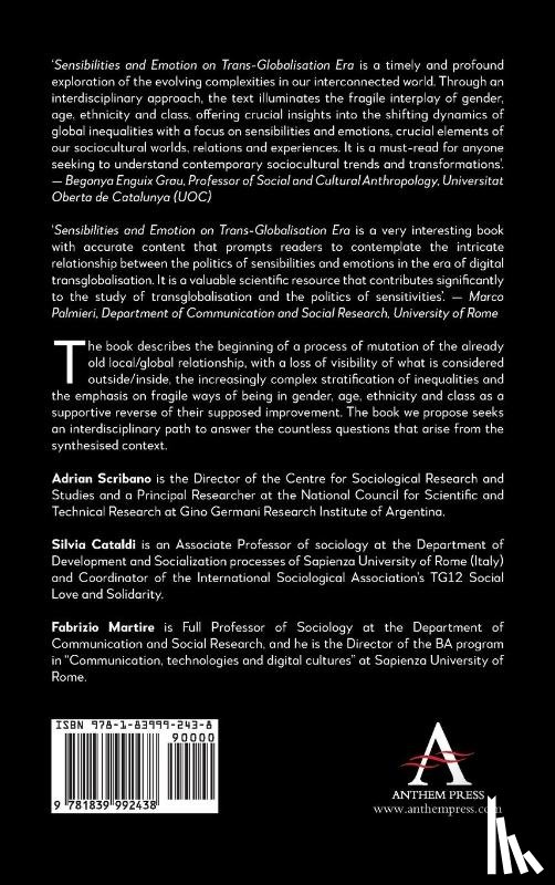  - Sensibilities and Emotion on Trans-Globalisation Era