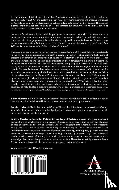  - Civic Engagement in Australian Democracy