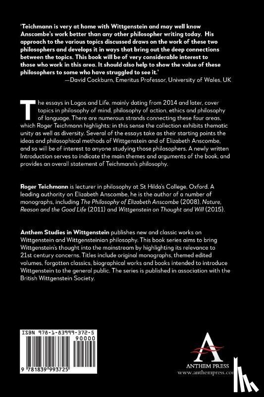 Teichmann, Roger - Logos and Life