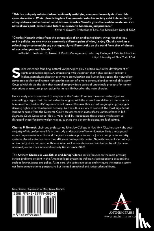 Nemeth, Charles P. - Natural Law Jurisprudence in U.S. Supreme Court Cases since Roe v. Wade