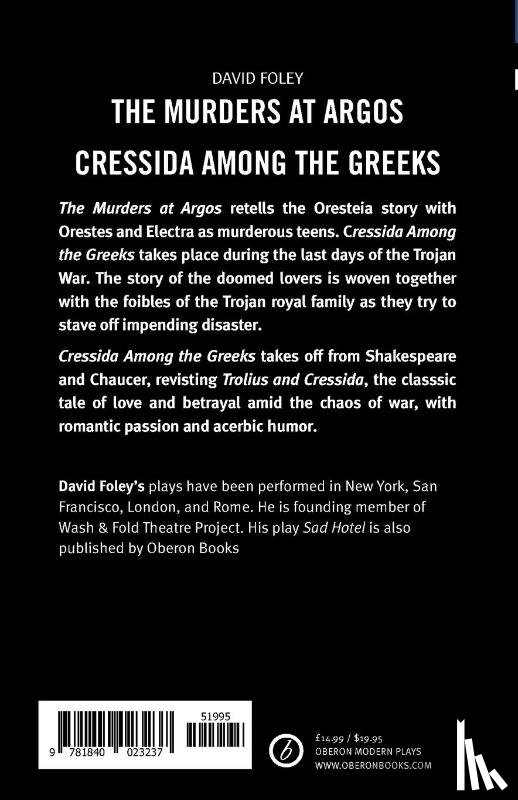 Foley, David (Author) - Murders at Argos/ Cressida Among the Greeks