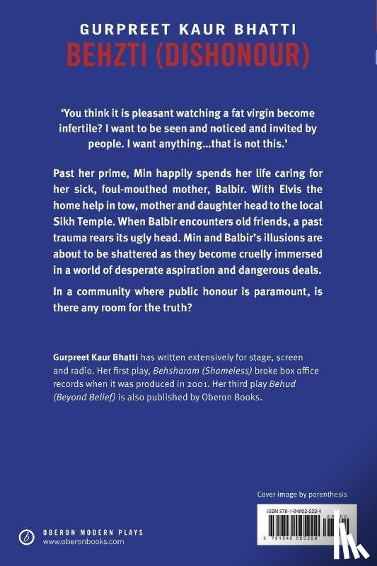 Bhatti, Gurpreet Kaur (Author) - Behzti (Dishonour)
