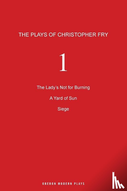 Fry, Christopher - Christopher Fry plays 1