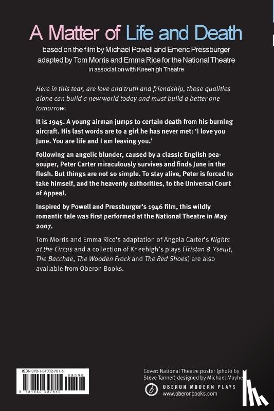 Morris, Tom, Rice, Emma - A Matter of Life and Death