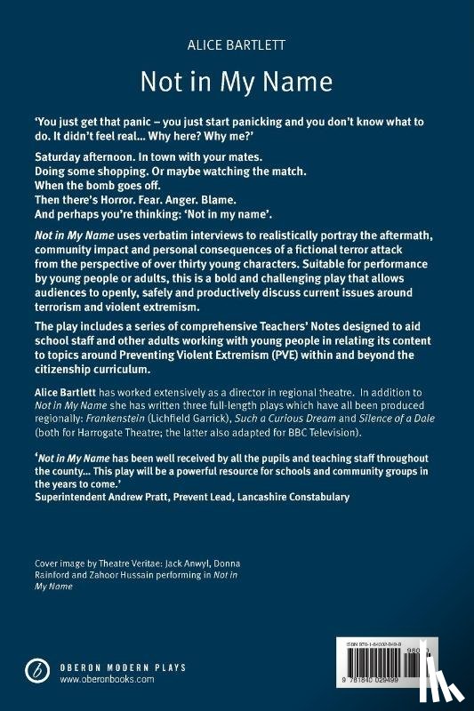 Bartlett, Alice (Author) - Not in My Name