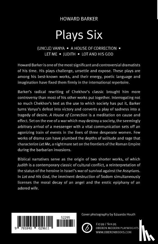 Howard Barker - Plays Six