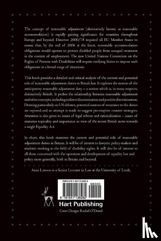 Lawson, Anna - Disability and Equality Law in Britain