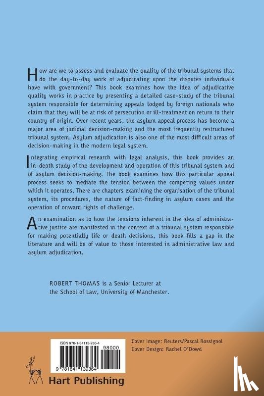 Thomas, Robert (University of Manchester - Administrative Justice and Asylum Appeals