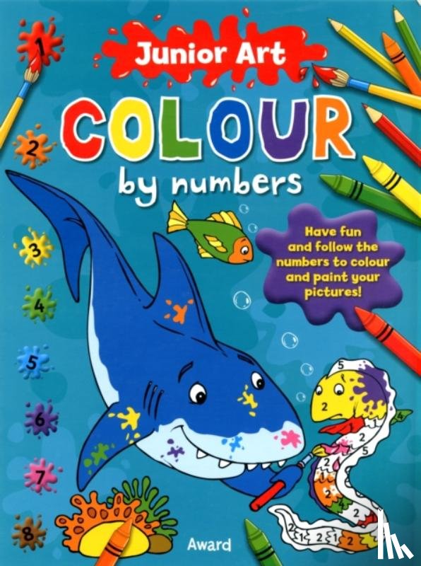  - Junior Art Colour By Numbers: Shark