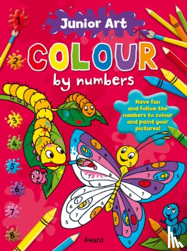  - Junior Art Colour By Numbers: Butterfly