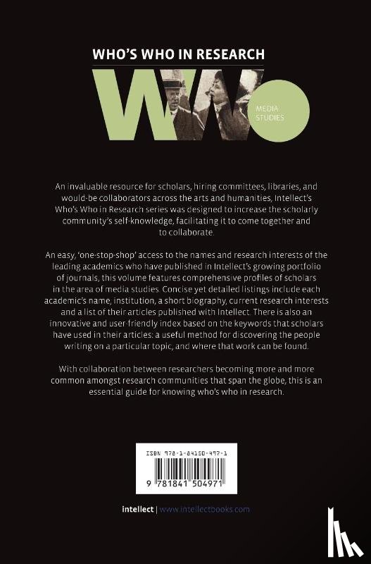  - Who's Who in Research: Media Studies