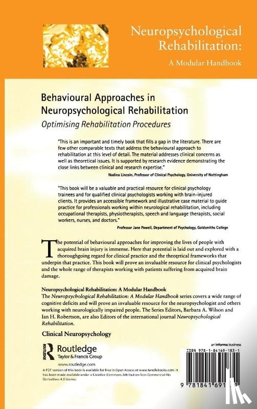 Wilson, Barbara A., Herbert, Camilla M., Shiel, Agnes - Behavioural Approaches in Neuropsychological Rehabilitation