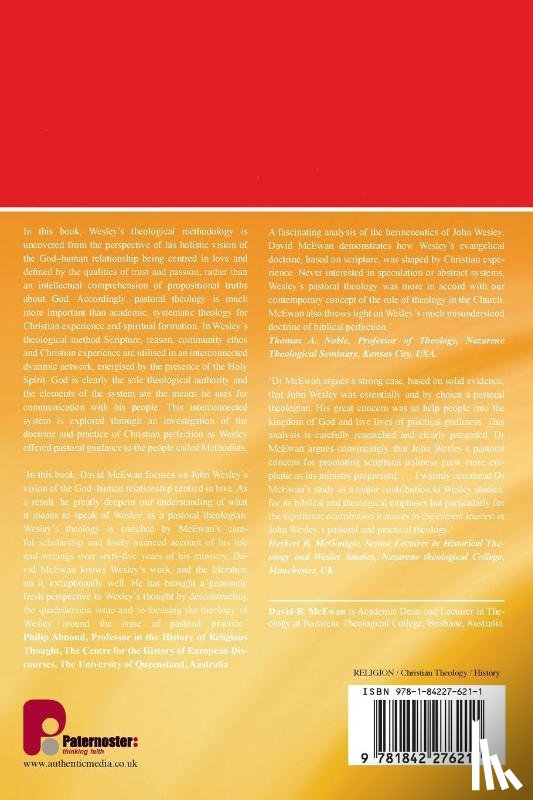 McEwan, David B - Wesley as a Pastoral Theologian